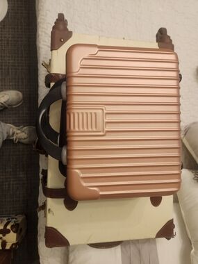 Source Unknown Rose Gold Hard Shell Carry-On